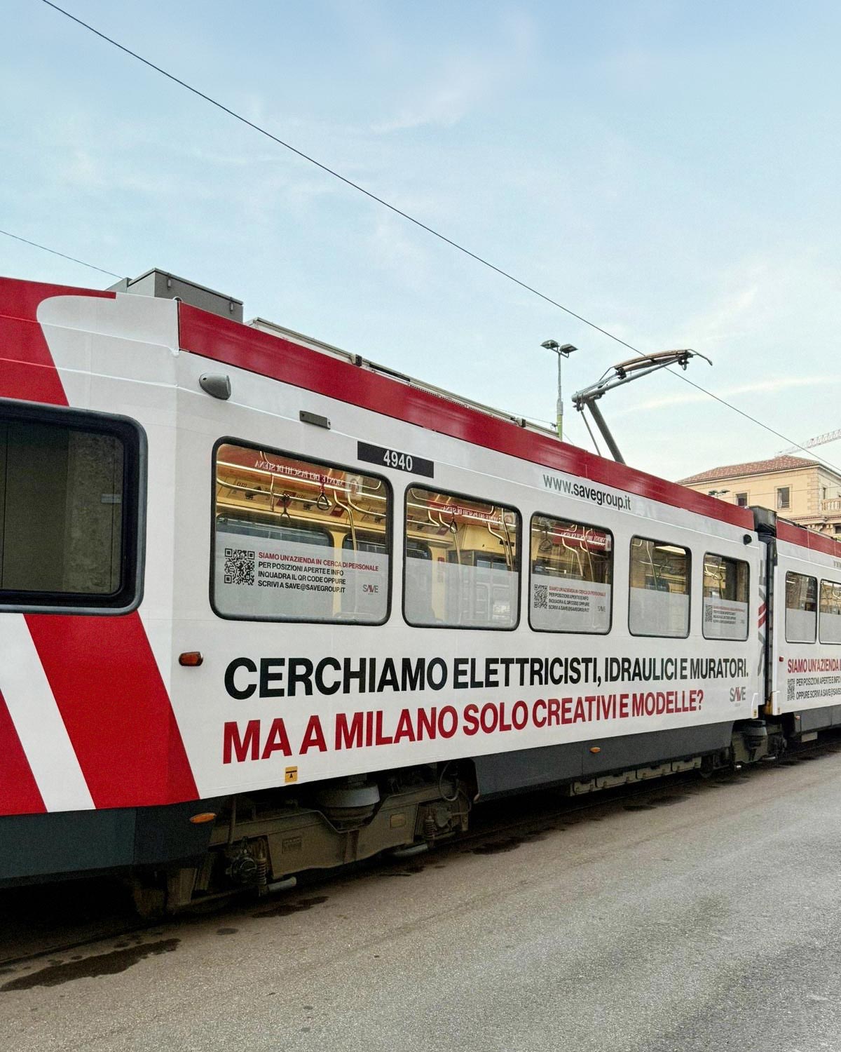 SA.VE Group ADV Tram Milano ricerca personale