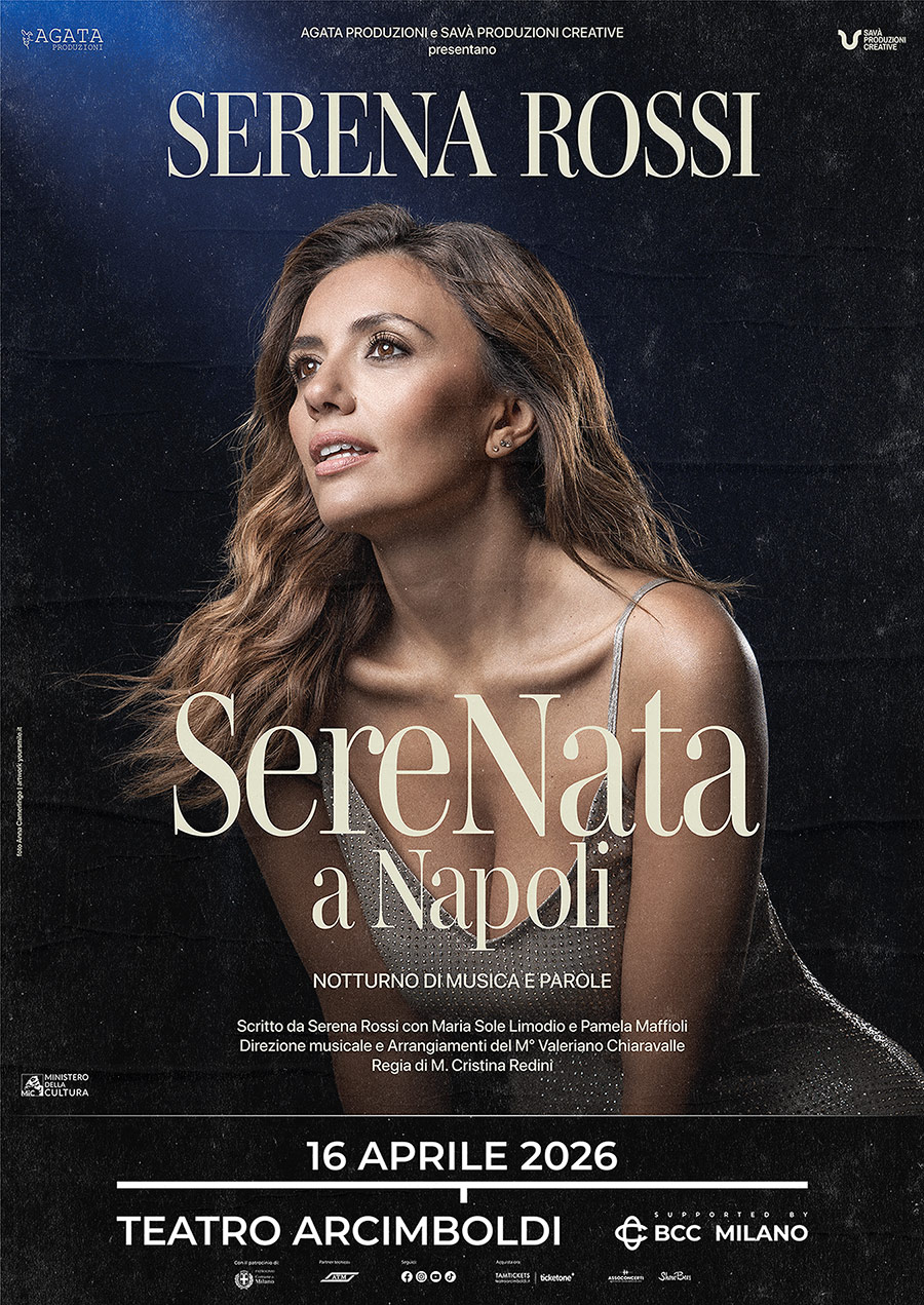 Serena Rossi Serenata a Napoli Teatro Canzoni Napoletane teatro ADV Artwork Graphic Design