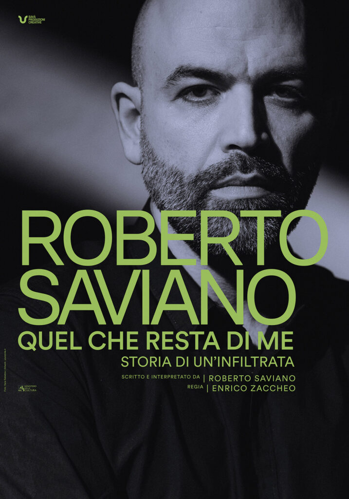 Roberto Saviano Poster-Teatrale Graphic Design