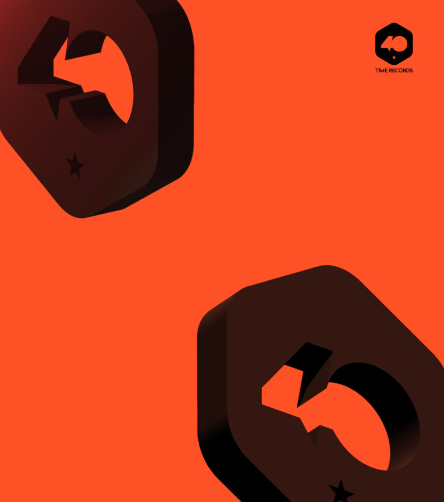 Time Records Logo 40° anniversary Graphic design